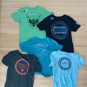 Men’s lot RVCA t shirts large